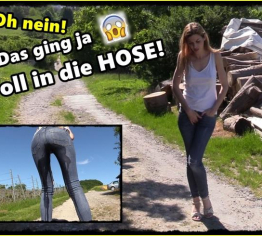 OMG! Unterwegs in die Jeans gepisst!