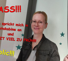 KRASS!!! PUBLIC!!! Fan spricht mich in Fotokabine an und spritzt viel zu früh!!!