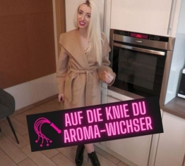 Auf die Knie du Aroma-Wichser